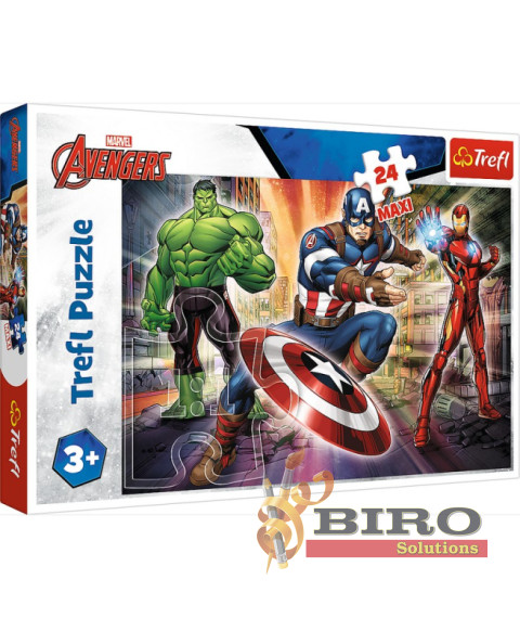 Puzzle - "24 Maxi" - "In the world of Avengers / Disney Marvel The Avengers"